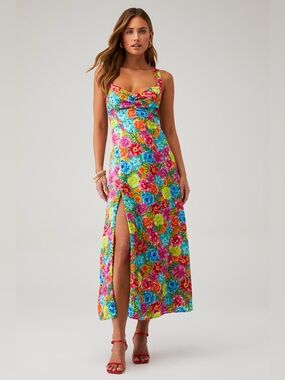 Show Me Your MuMu Mina Midi Dress sz M